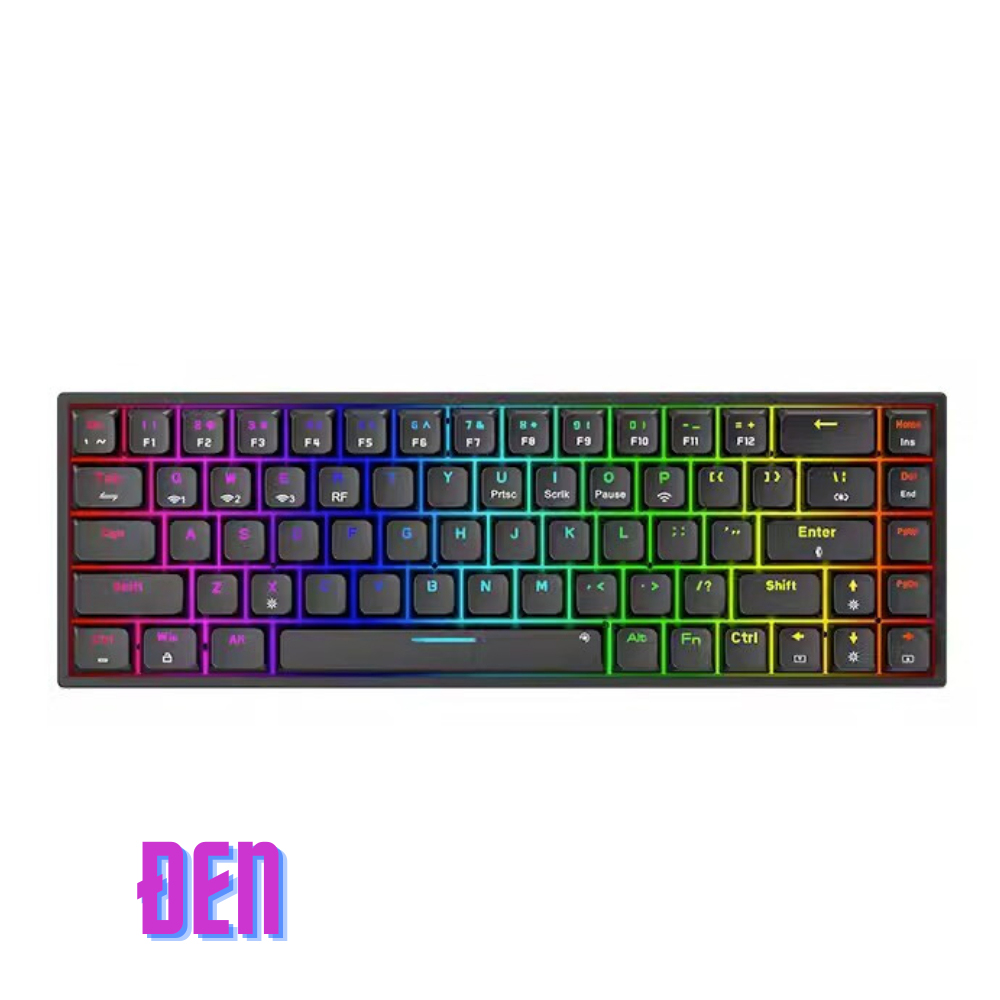 Bàn phím cơ Hotswap ZIFRIEND ZA68 không dây - LED RGB - Hotswap 5 pin - trục cơ tuyến tính - Hàng chính hãng