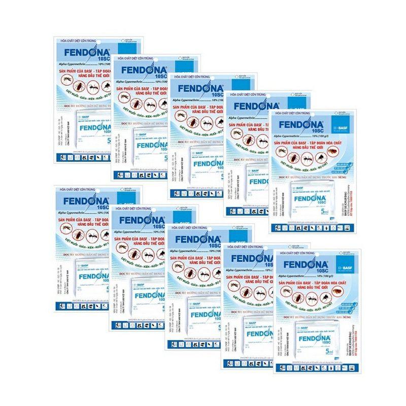Combo 10 gói FENDONA 10Sc - ( TẶNG 1 GÓI FENDONA 5ml)