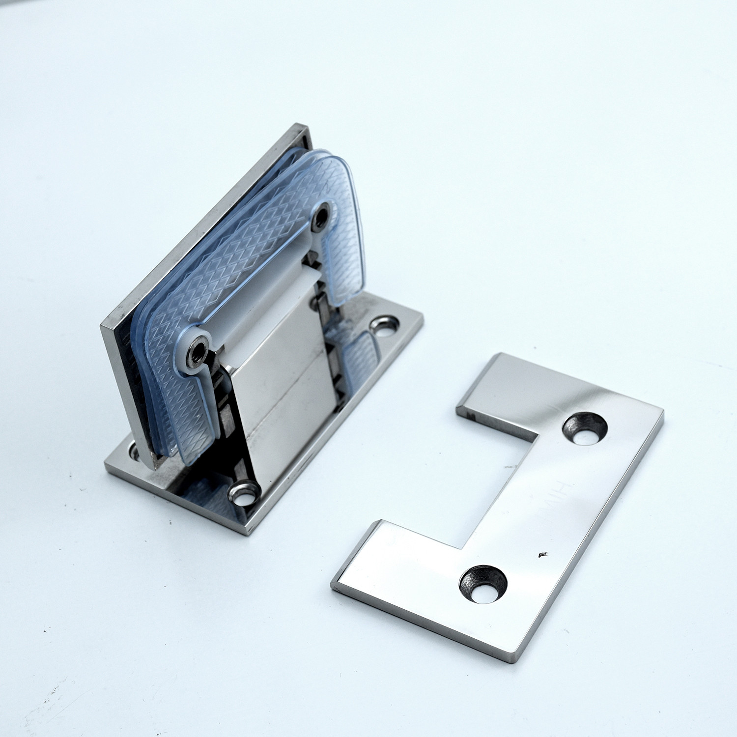 Bản lề cabin tắm 90 độ kính - tường cạnh thẳng inox 304 Hiwin HG-009
