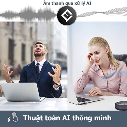 Micro kèm loa họp trực tuyến eMeet Luna - Hàng chính hãng