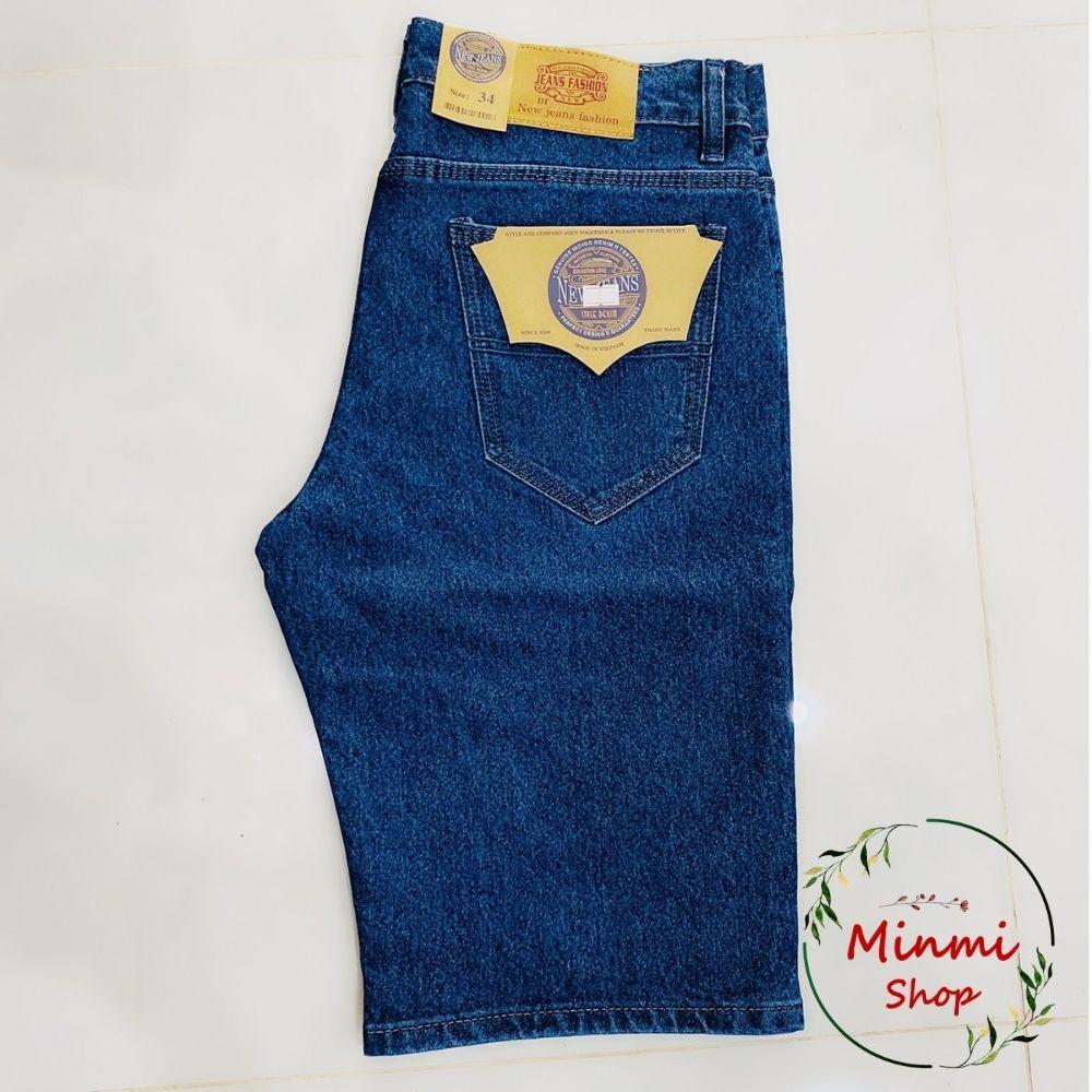 Quần Sọt Jean Nam Màu Xanh Bigsize Short Sort Rin Nam Lịch Sự Hàng Xuất Khẩu