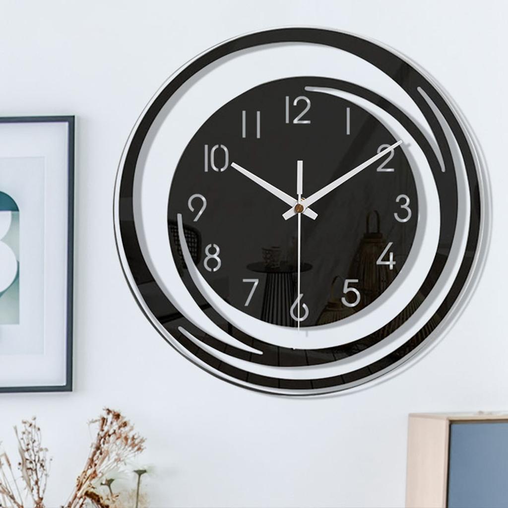 Wall Clock Battery Operated Clock Bedroom Living Room