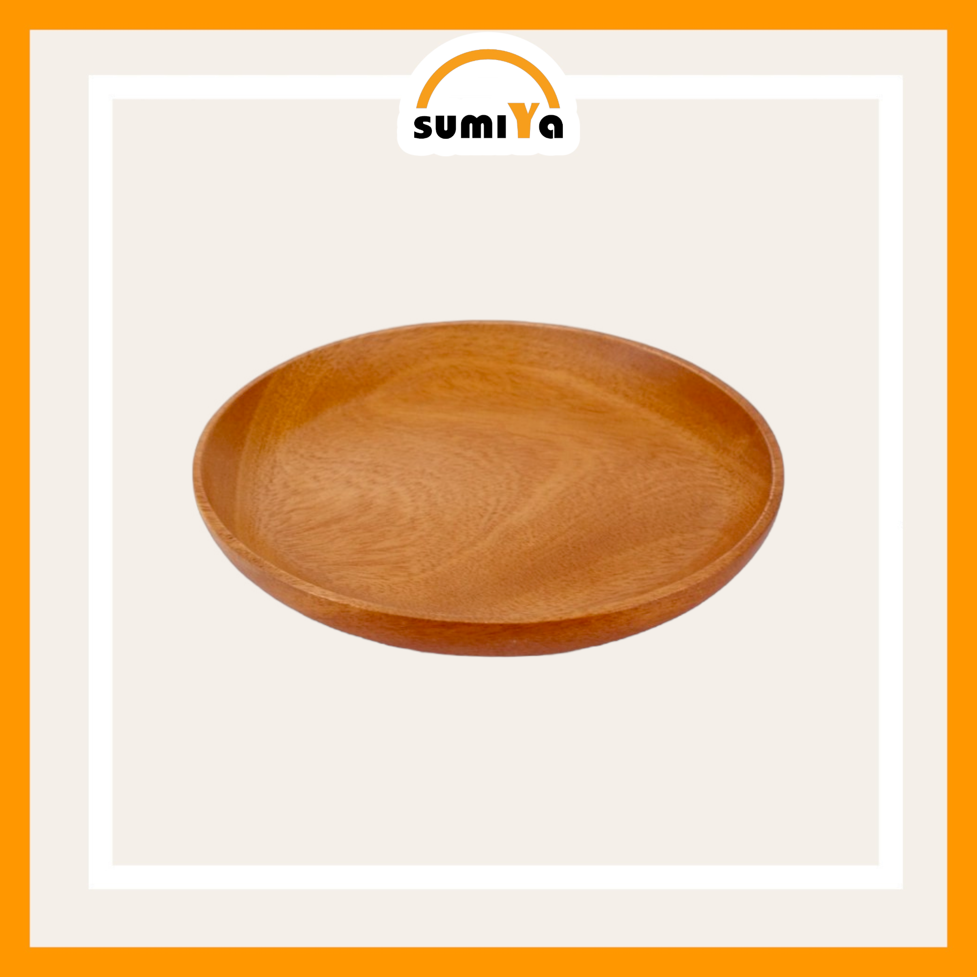 Khay gỗ hình tròn, khay gỗ dùng để trà bánh, decor hoặc làm phụ kiện chụp ảnh