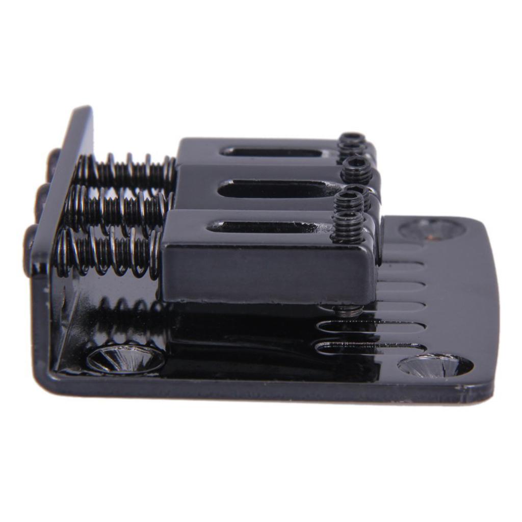 Guitar Bridge with Wrench Screw Set for 3 String Electric Guitar