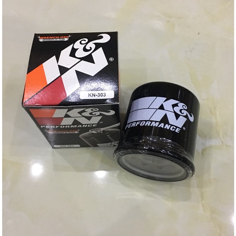 Lọc nhớt K&amp;N 303 dành cho các dòng xe Kawasaki Z1000, Z800, Zx-10R, Z650, Ninja 300,..(020018)