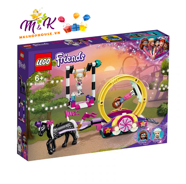 LEGO Friends 41686 Buổi biểu diễn ảo thuật nhào lộn (223 chi tiết)