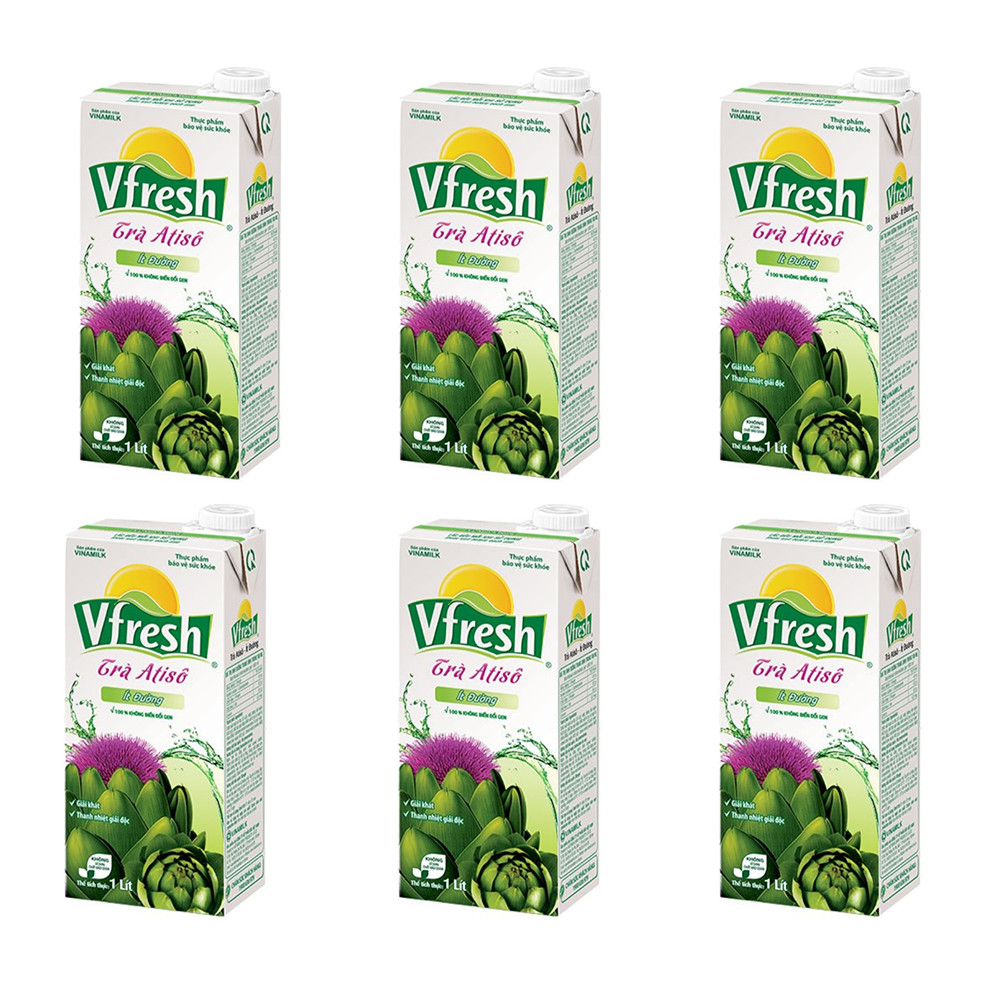 COMBO TRÀ ATISÔ ÍT ĐƯỜNG VINAMILK VFRESH
