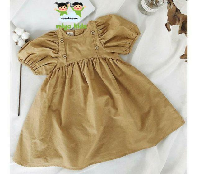 Váy tay bồng Bé gái siêu xinh