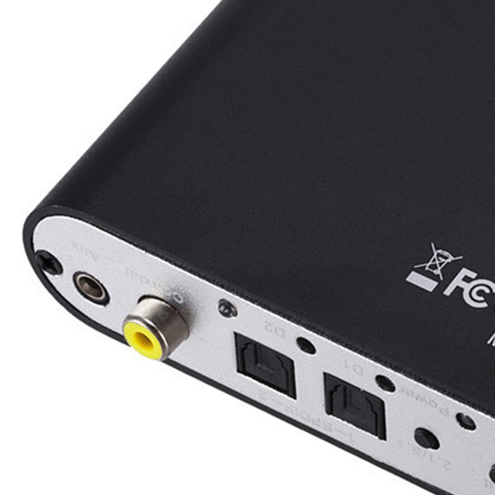 Digital 5.1 Audio Decoder Concert Halls Cinemas for PS3 Dolby DTS/AC3 Stereo Input HD TV Digital Optical Converter HD Player