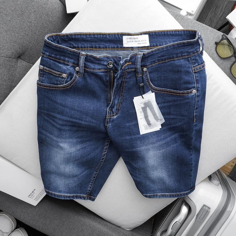 Quần Short Jean Bigsize 130kg Nam co giãn slimfit ôm dáng VNXK cao cấp