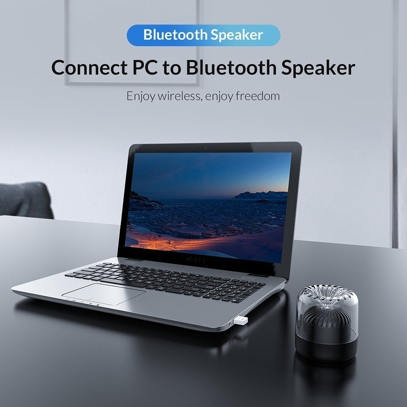 Thiết Bị Kết Nối Bluetooth 5.0 Qua USB BTA-508 Màu Đen - Hàng Chính Hãng