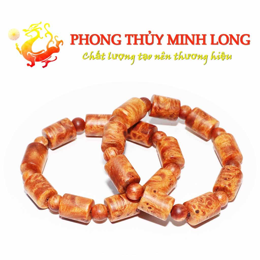 Vòng gỗ nu Huyết Rồng Siêu Đẹp Size 12 ly Đốt Trúc