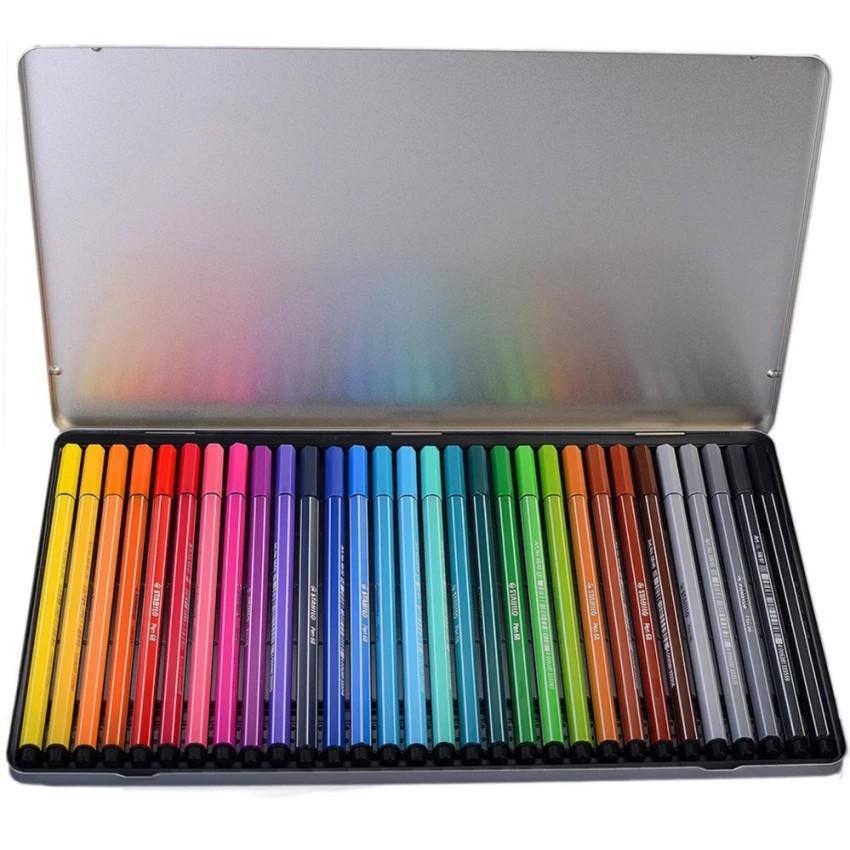 Hộp 30 cây bút lông màu STABILO Pen 68 1.0mm + Tuyển tập tô màu STABILO SVCB (PN6830MB)