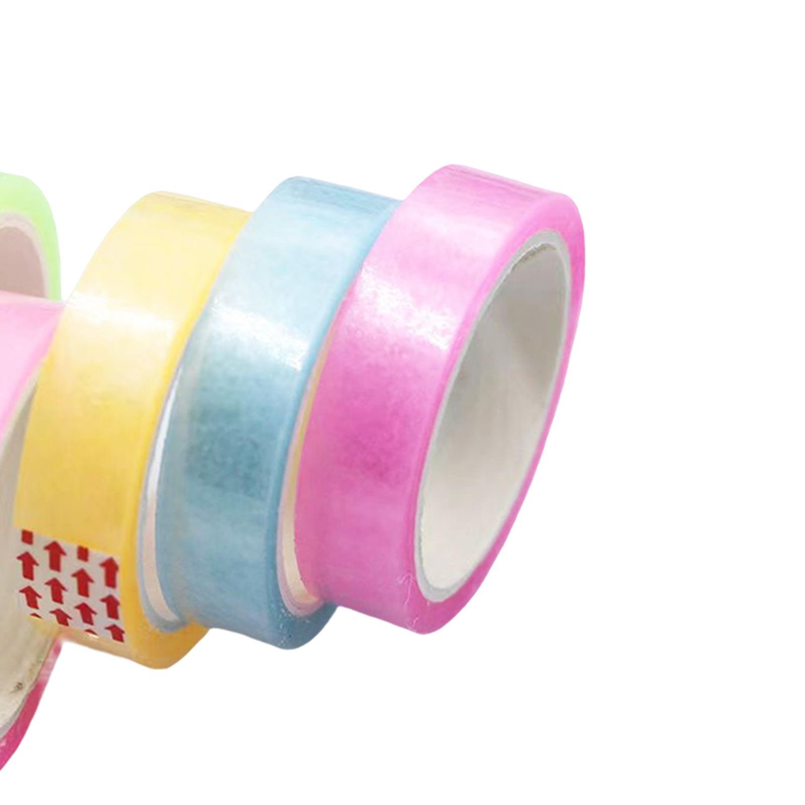 12Pcs Funny Sticky Ball Tapes Colorful for Relaxing Game Accessories Sticky Tape for Adult Kids Craft Supplies Party Home School
