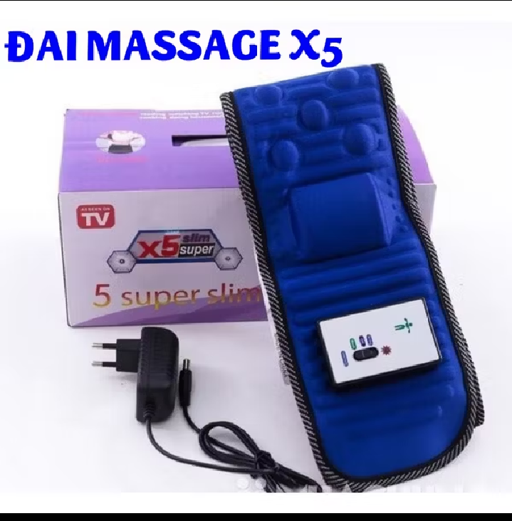 Đai massage bụng bắp tay 2 mức độ máy dung mạnh