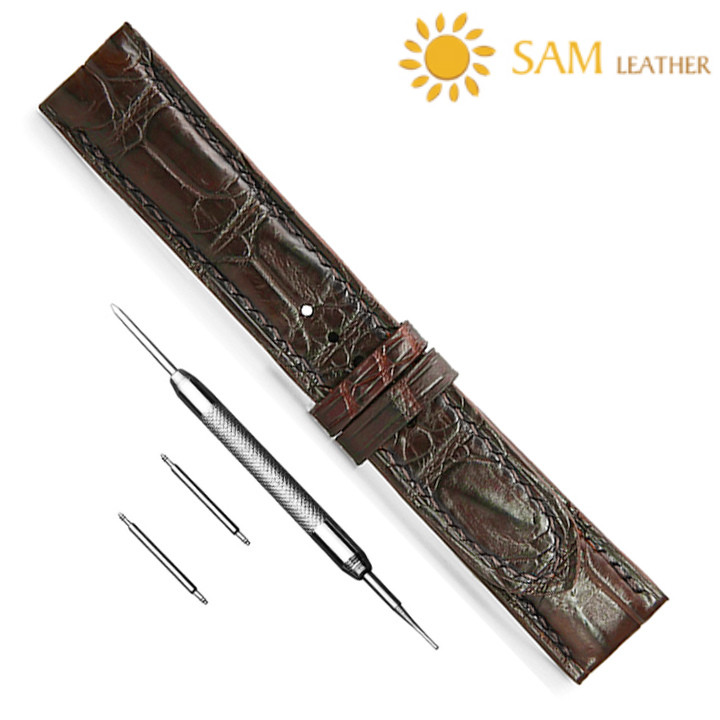 Dây da đồng hồ SAM Leather SAM012SNW