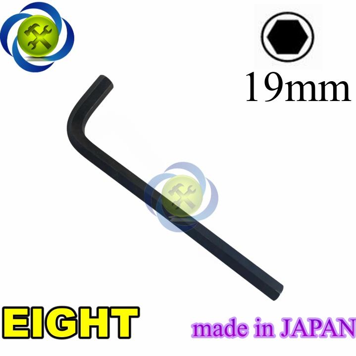 Lục giác chữ L 19mm JAPAN Eight 008-19 loại 2 đầu bằng kích thước 19mm x 70mm x 280mm