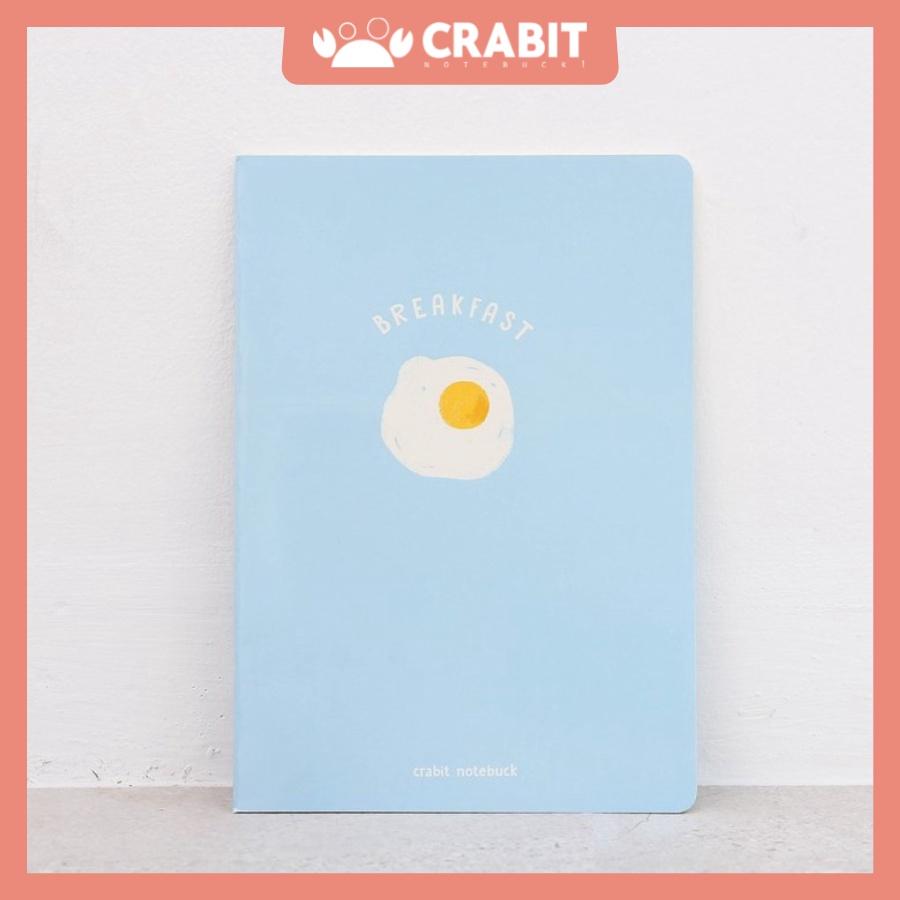 Vở kẻ ngang Crabit 80 trang Breakfast takenote và studygram