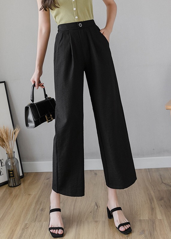 Quần suông trơn nữ Haint Boutique Q23