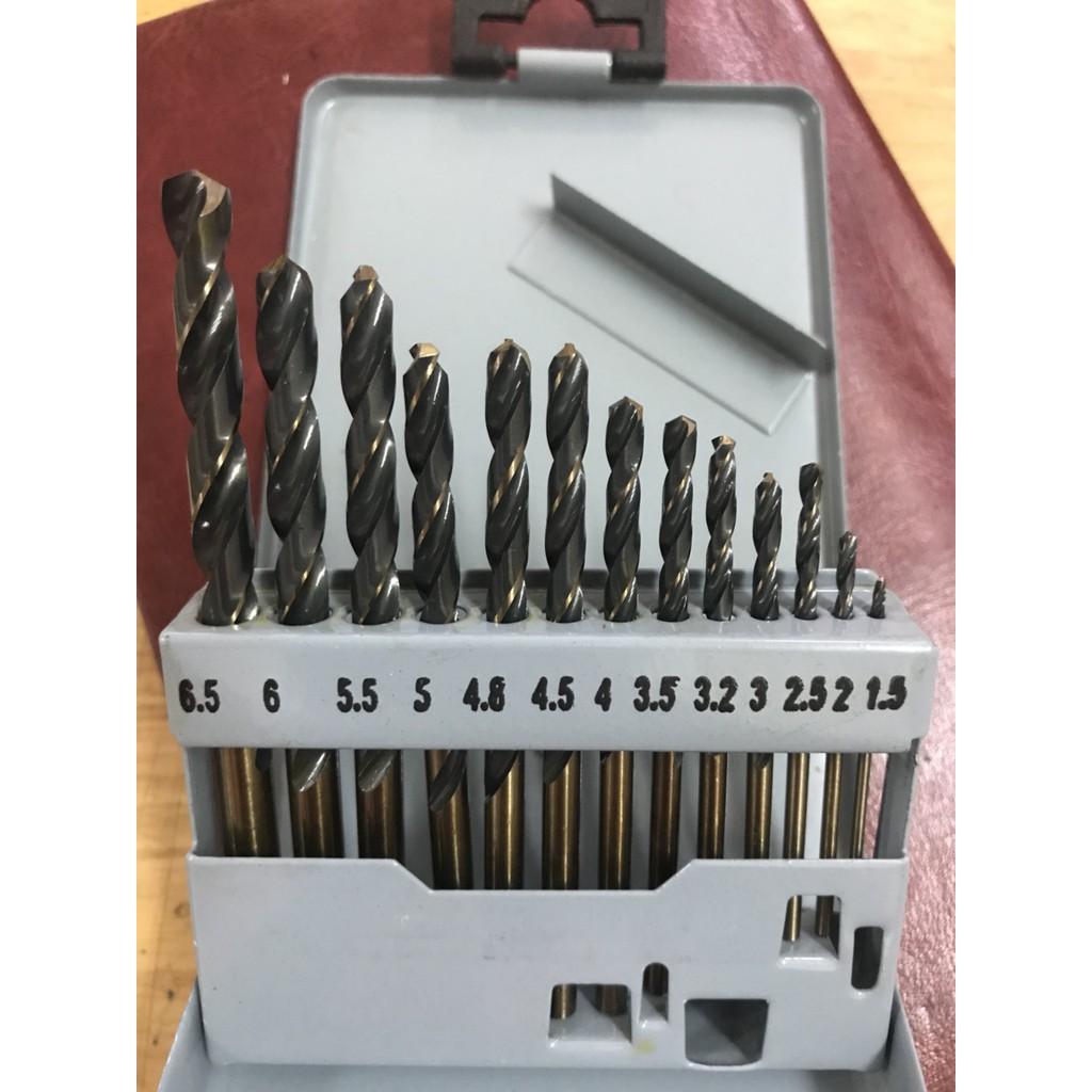 SENKA 1 Bộ mũi khoan SẮT INOX, Mũi khoan kim loại Vàng - Đen chất lượng tốt
