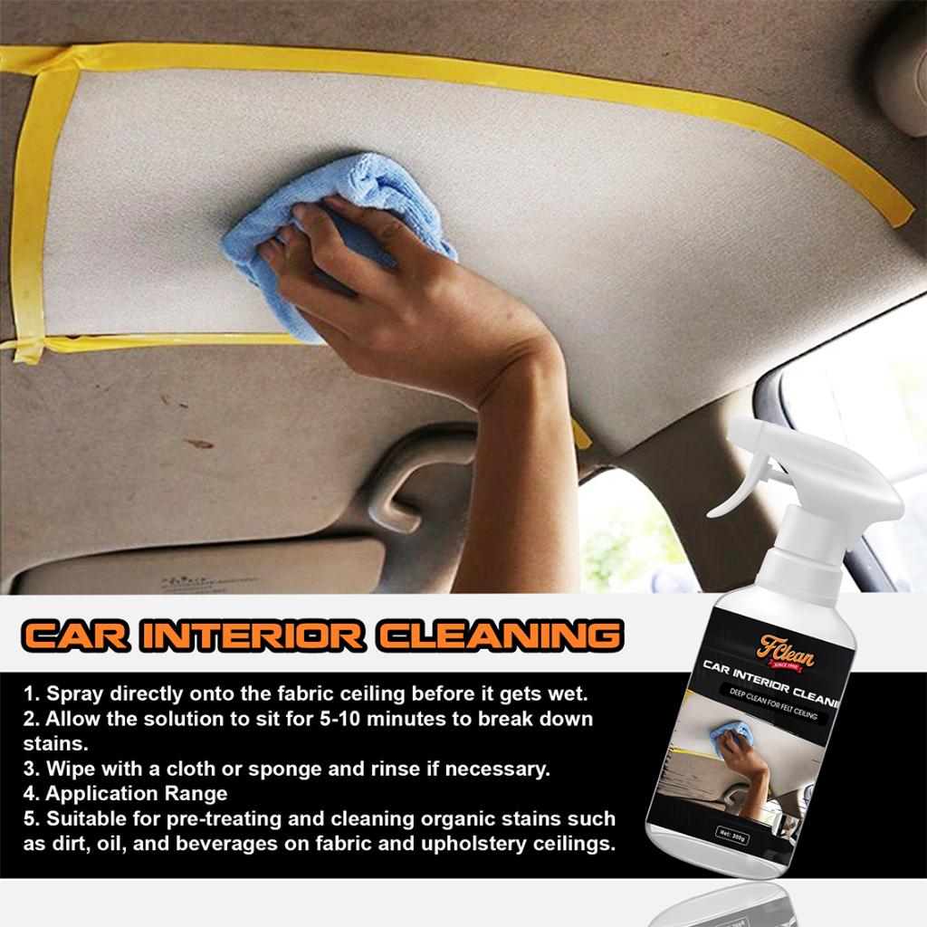 Chai xịt tẩy nội thất bọc nỉ ô tô, ghế sofa nỉ, ghế ô tô, trần bọc nỉ văn phòng F CLEAN chuyên dụng