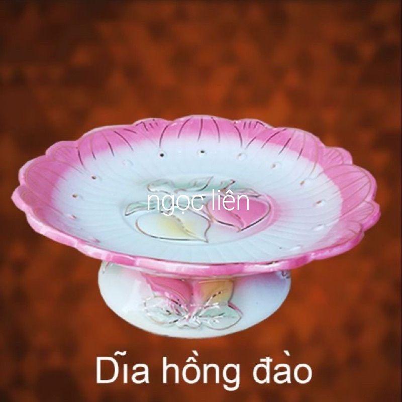 Dĩa trái cây hồng đào ( hàng dày