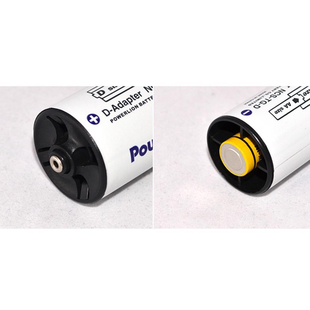 3-5pack 1 Packs Battery AA to D Size Adapter Converter Holder Switcher