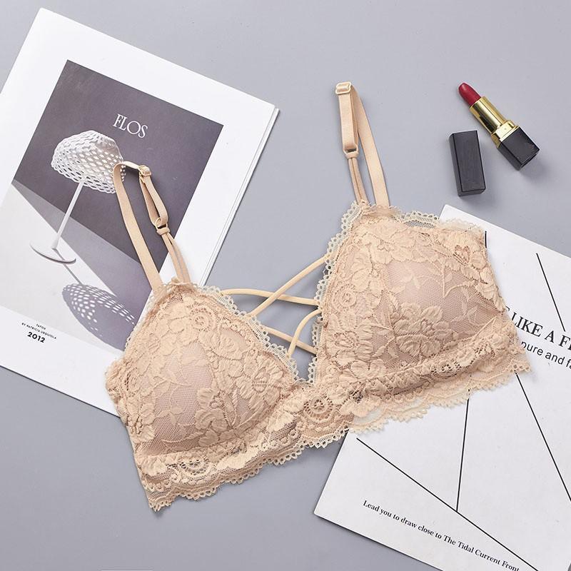 Áo Ngực Không Đường May Viền Ren Quyến Rũ Cho Nữ