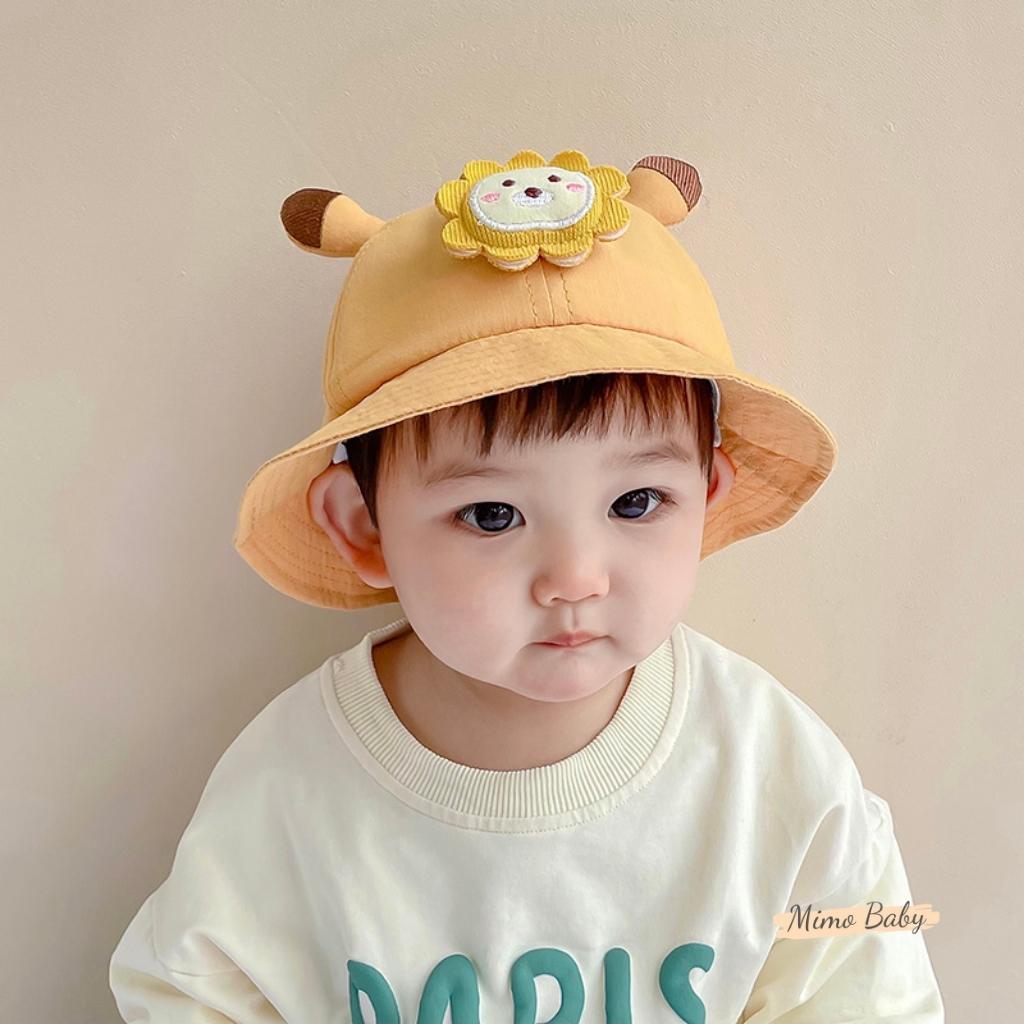 Mũ tai bèo hình mặt sư tử đáng yêu cho bé MH140 Mimo Baby