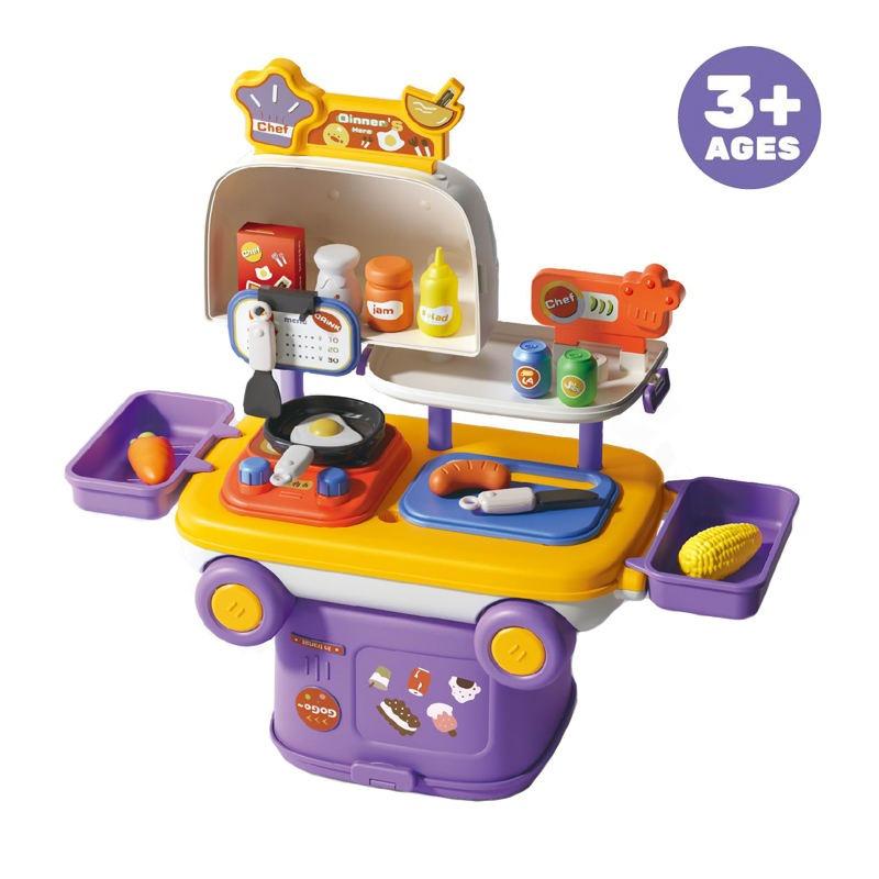 Đồ Chơi Xe Nhà Bếp Lưu Động - Play House Master Chef - Toys&amp;Joys HY-27 (30 Chi Tiết)