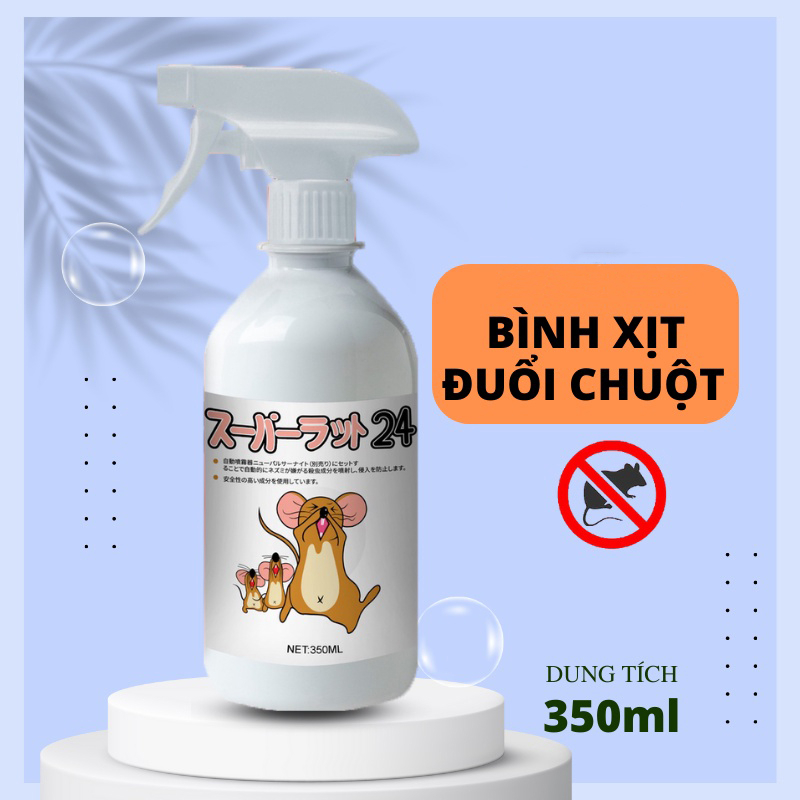 Xịt Đuổi Chuột Samurai Care Cho Xe Ôtô Và Gia Đình Hương Bạc Hà, Xua Đuổi Chuột Hiệu Quả, An Toàn