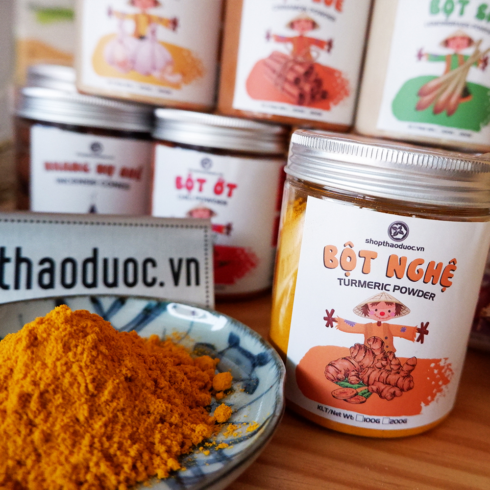 Bột Gia Vị Shopthaoduoc | Bột Nghệ, Bột Ớt, Bột Hành Tím, Bột Gừng, Bột Sả, Bột Tỏi, Bột Quế - Bột gia vị nấu nướng - Bột gia vị cho người ăn Raw