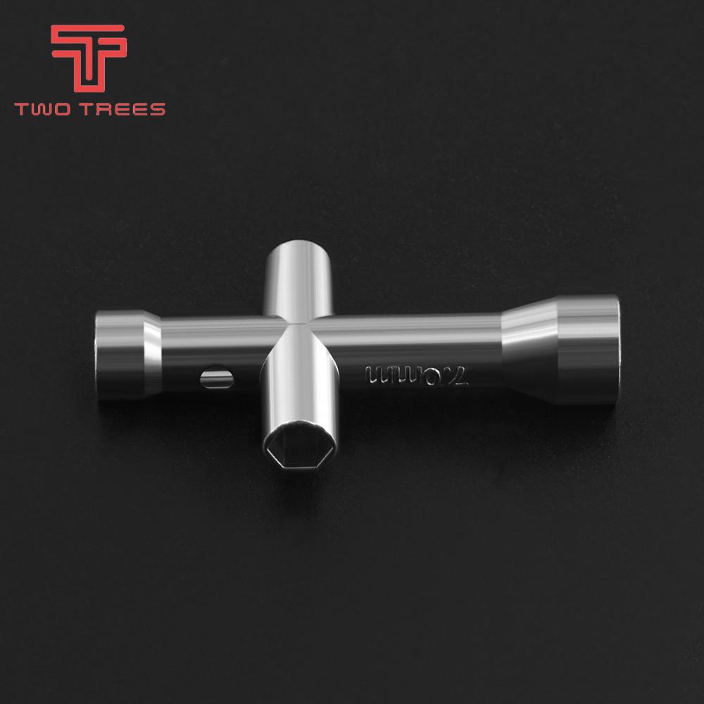 Twotrees E3D Vòi Phun Mini Cờ Lê M2 M2.5 M3 M4 Vít Đai Ốc Lục Giác Chéo Cờ Lê Tay Ổ Cắm Mô Hình Bảo Trì Bánh Xe Dụng Cụ