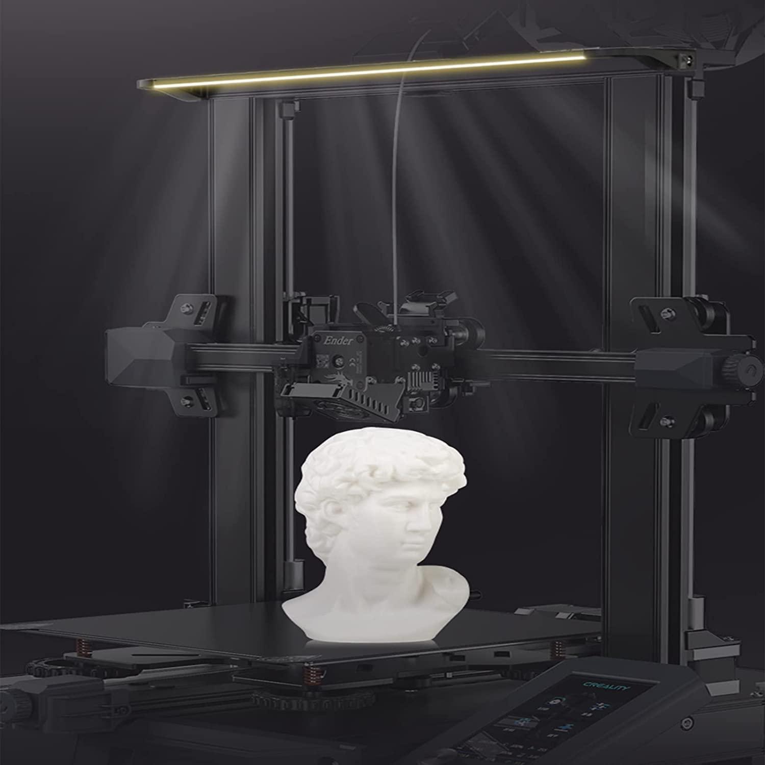 CREALITY No Strobe LED Light Bar Kit Nâng cấp bộ phận máy in 3D 24V/5W cho Ender-3 S1 Pro/CR-10 Smart Pro/Ender-3 V2 Neo Series
