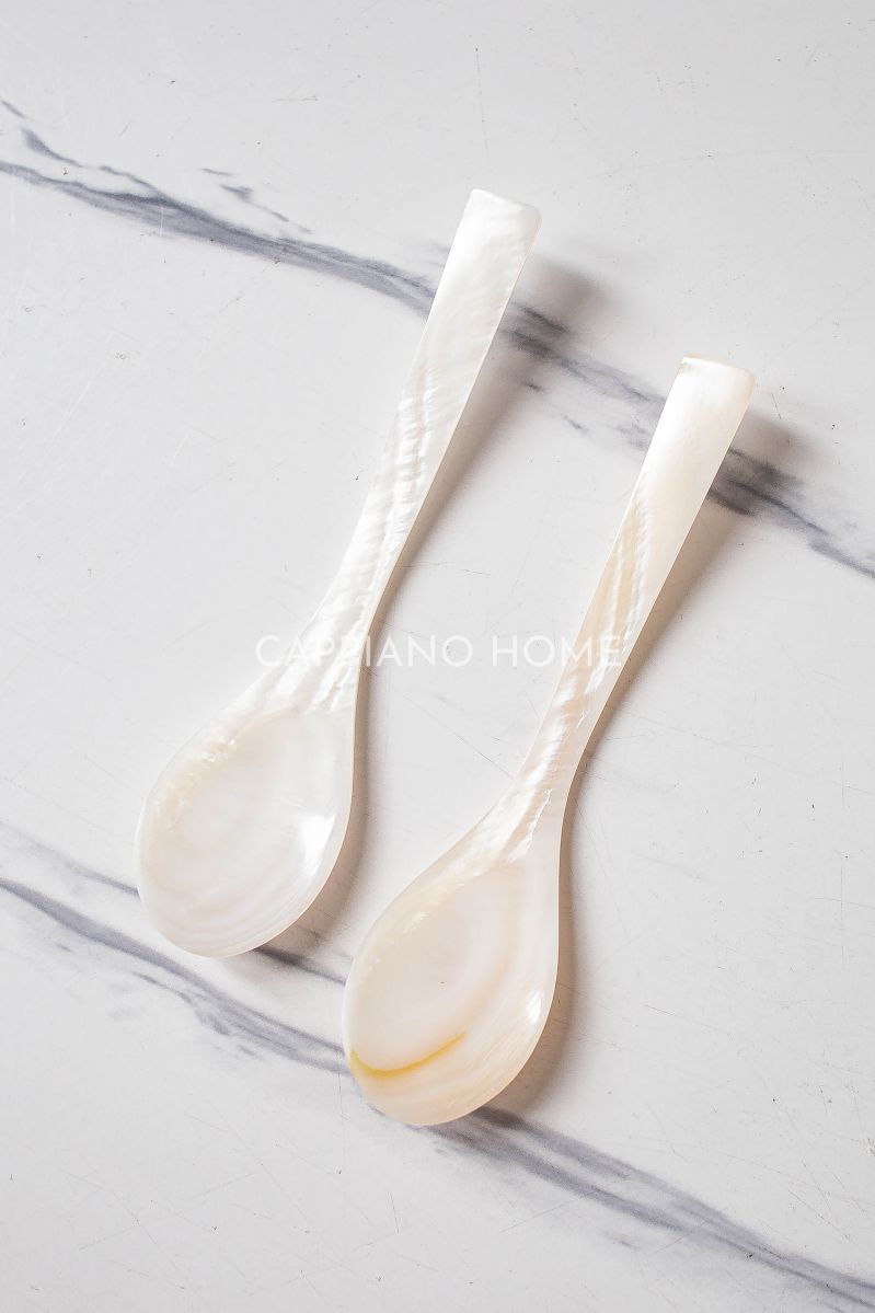 Muỗng Ăn Cơm Canh Soup Xuất Châu Âu, Châu Á CAPPIANO HOME Chất Liệu Xà Cừ Cao Cấp.