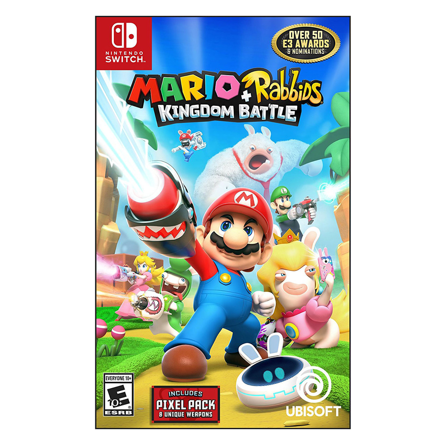 Đĩa Game Nintendo Switch Mario + Rabbids Kingdom Battle - Hàng Chính Hãng