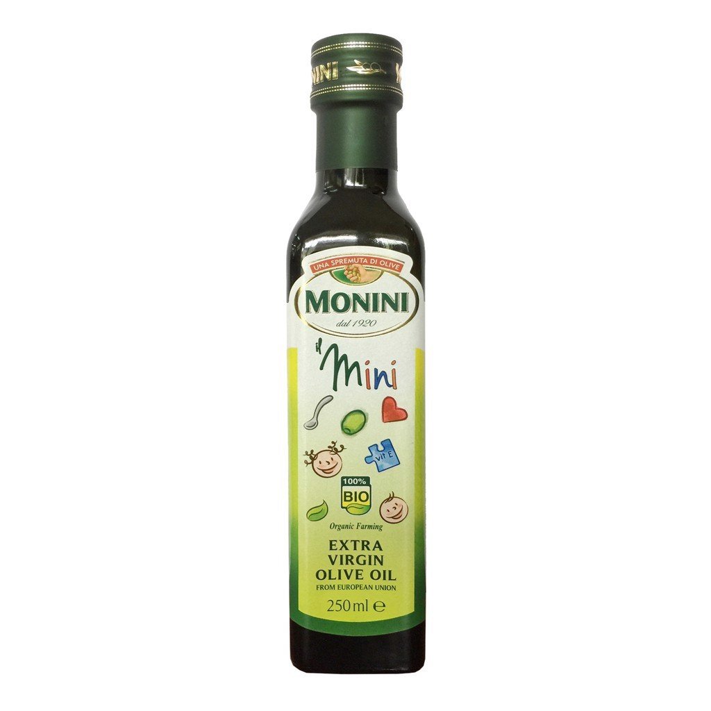 Dầu Oliu Organic Cho Bé Monini 250ml