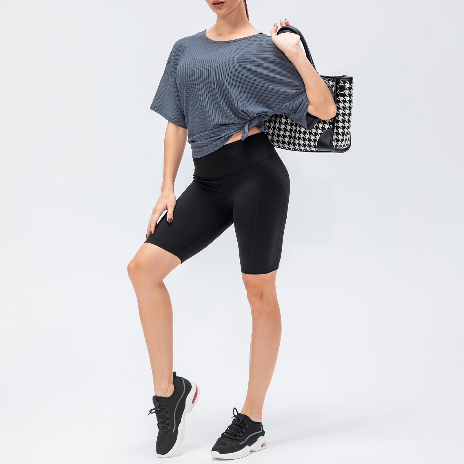 Bộ quần short áo ngực có đệm dành cho tập yoga, tập pilates, chạy bộ thoải mái thoáng khí