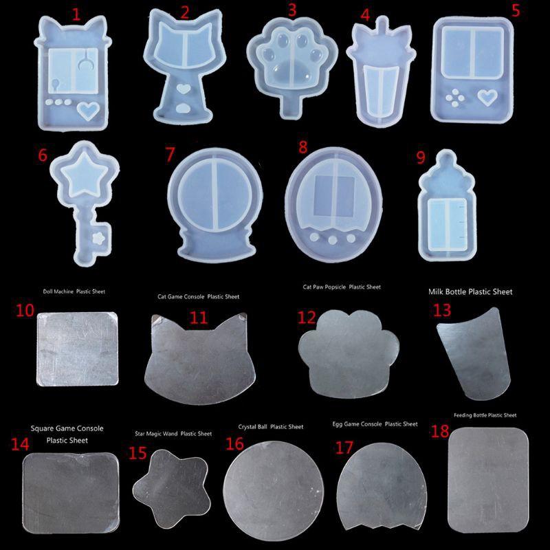 Khuôn Silicon Shaker, Khuôn Móc Khóa Mẫu Mới Làm Handmade