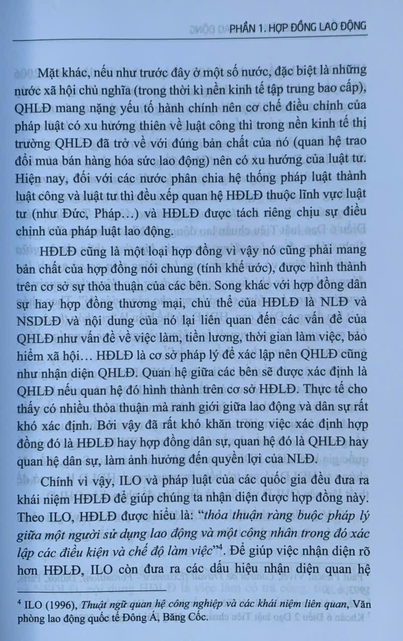 Hợp đồng trong lĩnh vực lao động