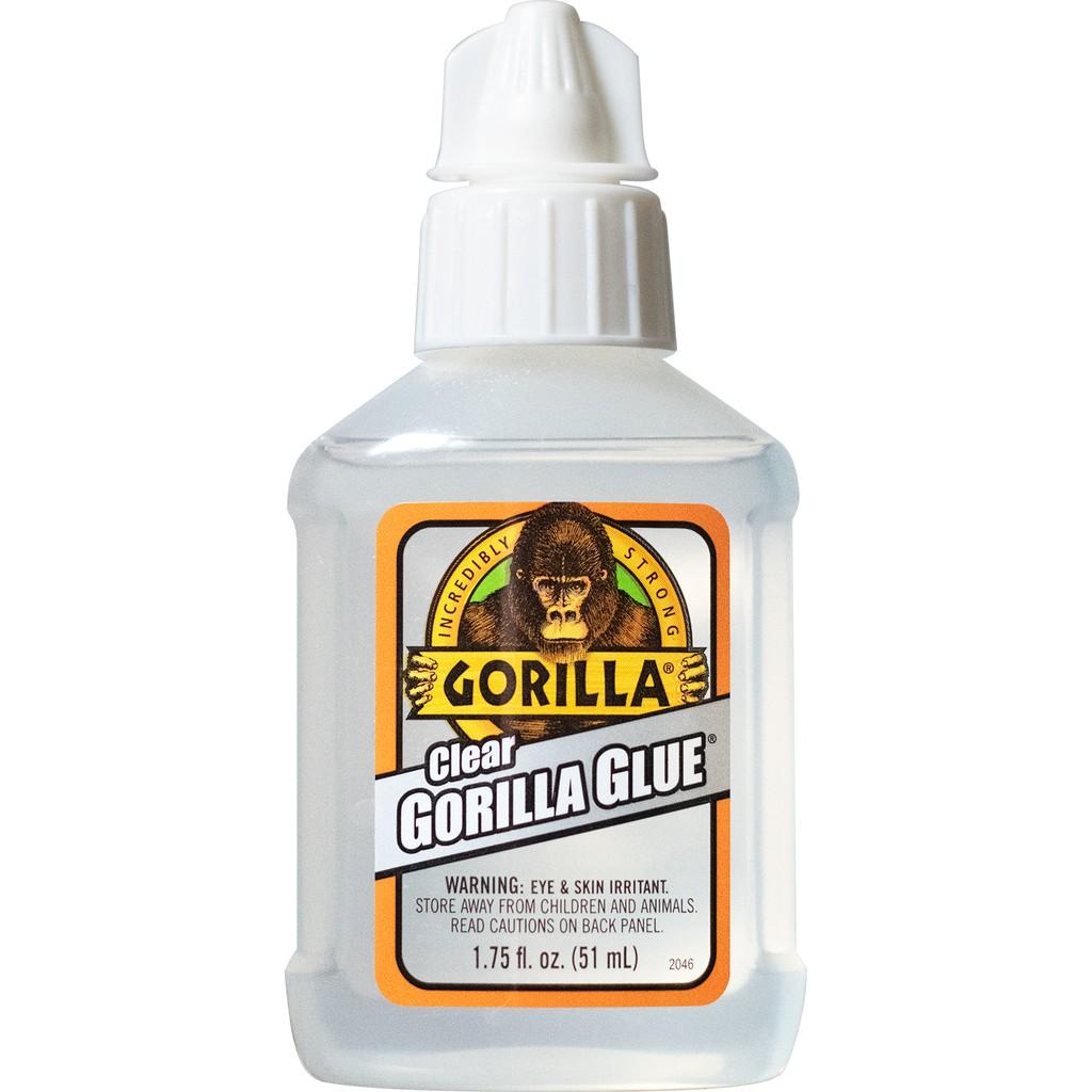 Keo dán trong suốt Gorilla Glue Clear Thương hiệu Mỹ, Keo dán đa năng chịu lực mọi chất liệu, Keo Dán Hàng Thủ Công 51ml