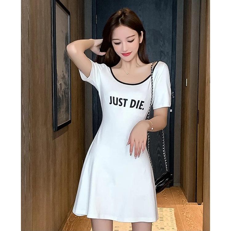 Váy Nữ Đen Dáng Ôm, Đầm Polo Nữ Ôm Body Vải Cotton Sang Chảnh Hàn Quốc, Đi Chơi Biển Thiết Kế 2 Màu ĐEN TRẮNG