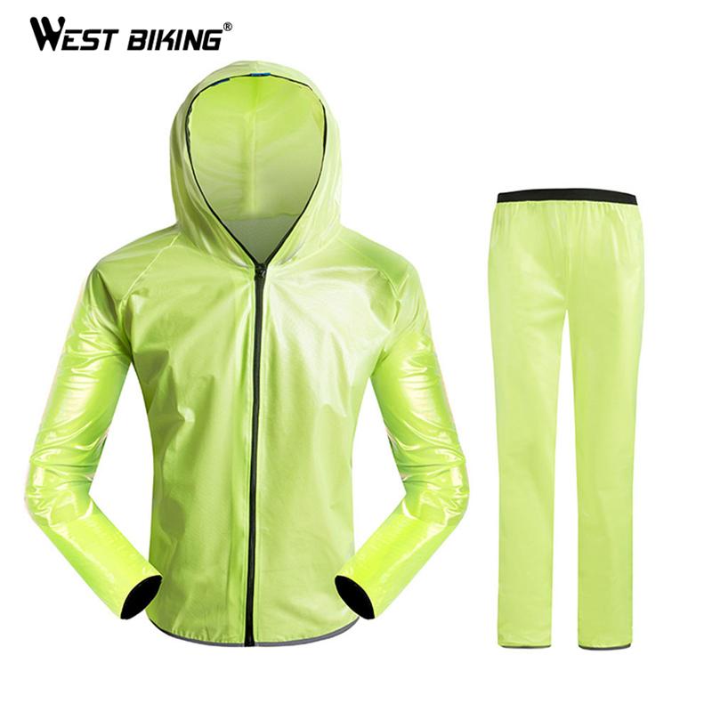 TÂY ĐI XE ĐẠP Đi Xe Đạp Áo Chống Gió Chống Nước Áo Mưa Xe Đạp Áo Khoác Nhanh Khô Áo Ciclismo MTB Quần Áo Áo Mưa Đi Xe Đạp Color: White coat Size: M