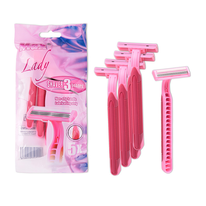 5 Dao cạo râu Max Lady lưỡi kép cực săc, tiện lợi cho đi du lịch