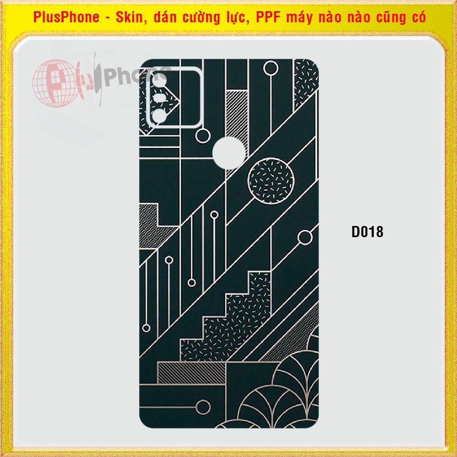 Dán Skin mặt sau cho Bphone 3, 3 Pro, Bphone B86, B86s mẫu Thom Browne, matrix camo