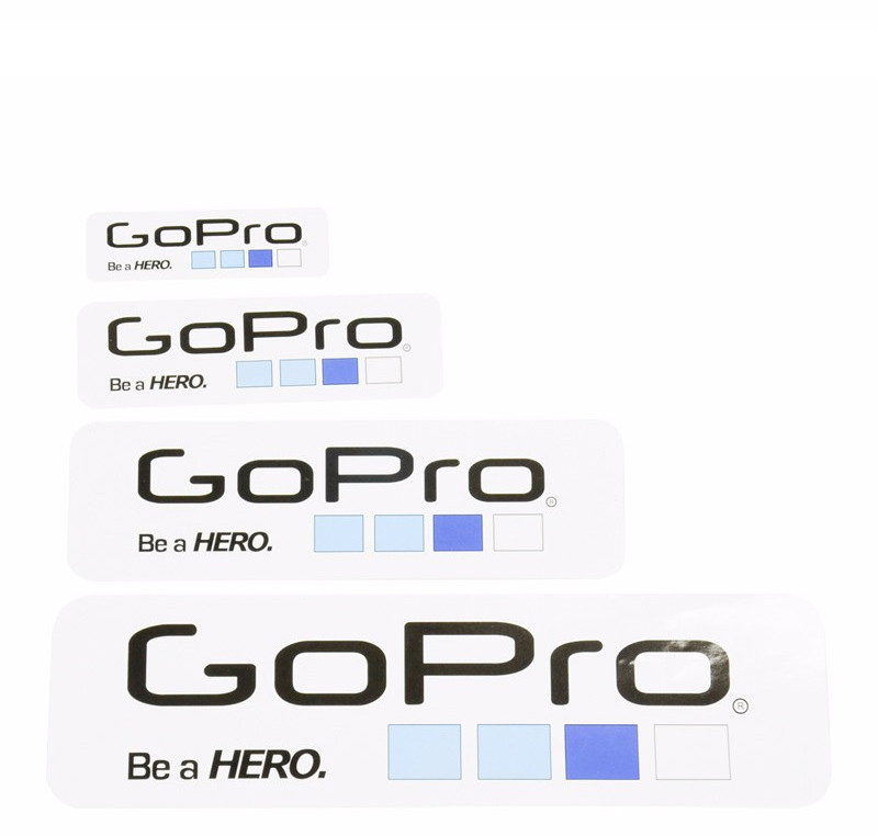 Bộ 6 Miếng dán Logo Gopro đẹp mắt