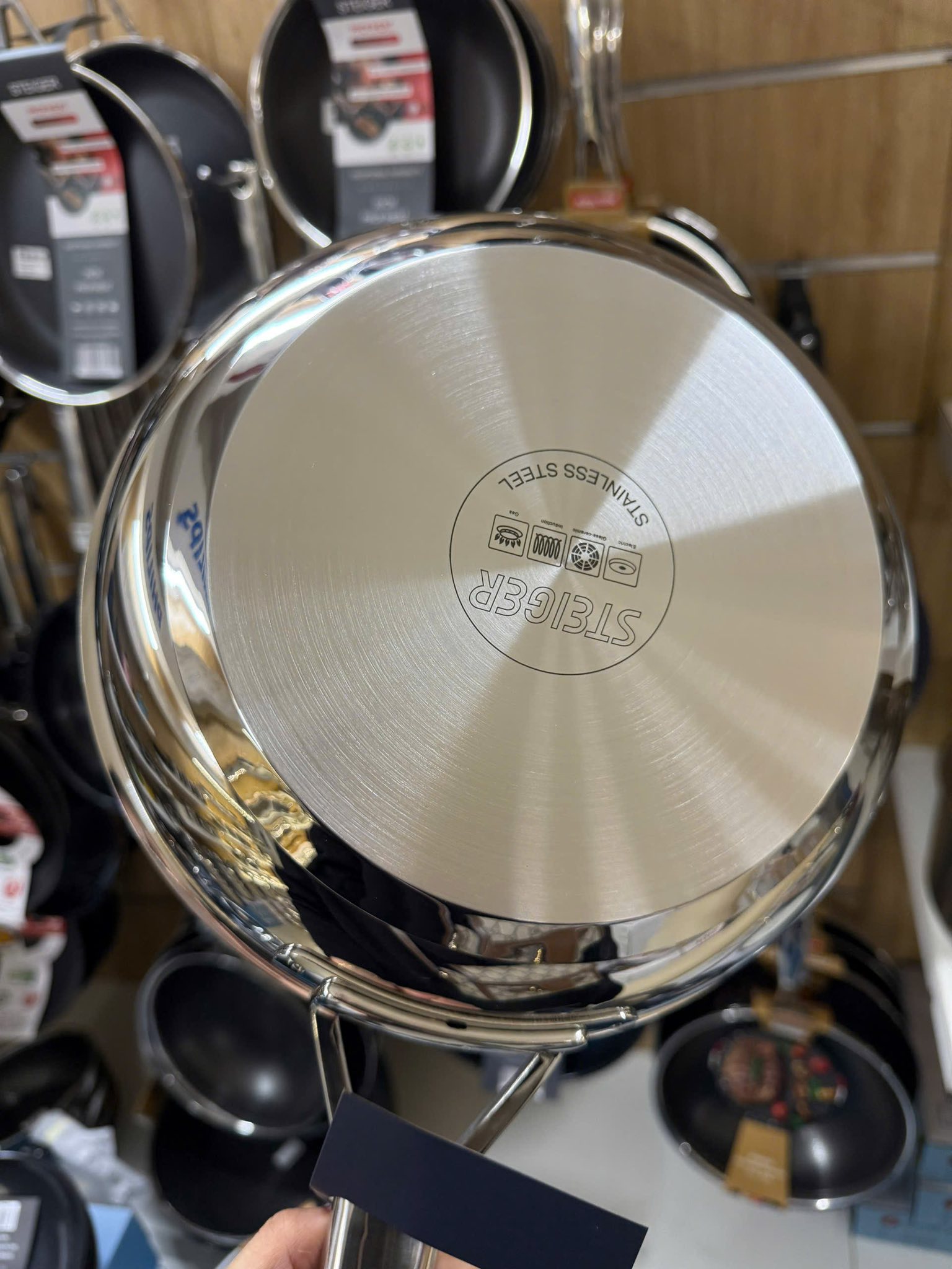 Chảo chống dính STEIGER Steelcore hàng chính hãng