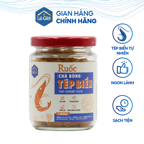 Ruốc (chà bông) tép biển Lê Gia