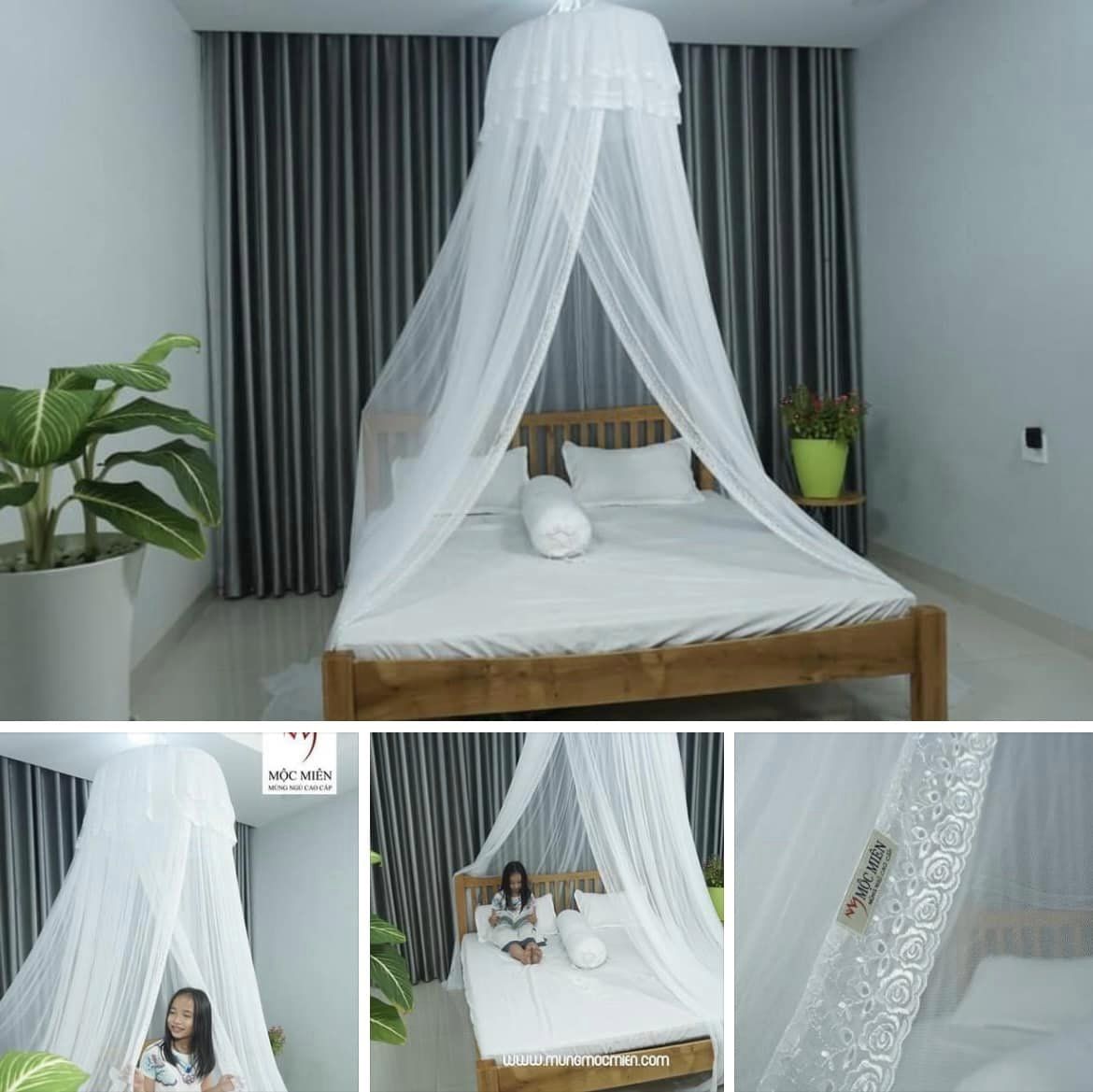 Màn tròn resort - Màn khách sạn - Màn tròn cao cấp Mộc Miên ( video , hình thật )