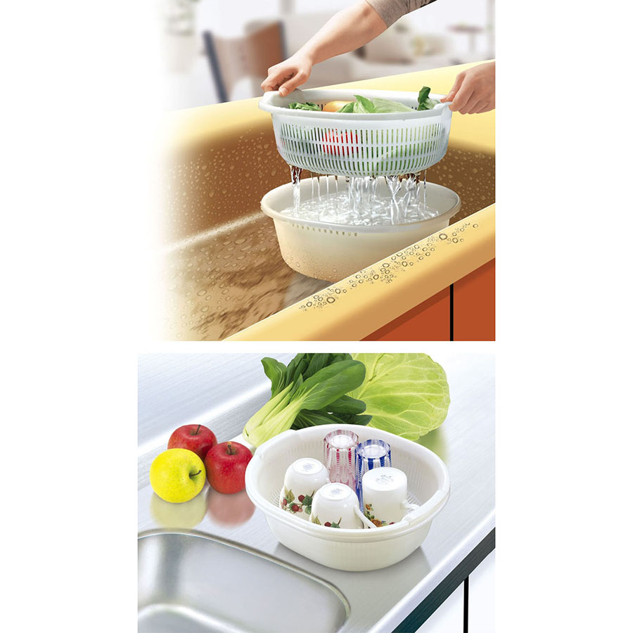 Rổ Nhựa Thiết Kế Thông Minh - Nội Địa Nhật Bản